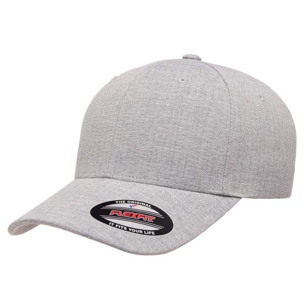【並行輸入品】Flexfit Men's Heatherlight Cap Melange Silv...