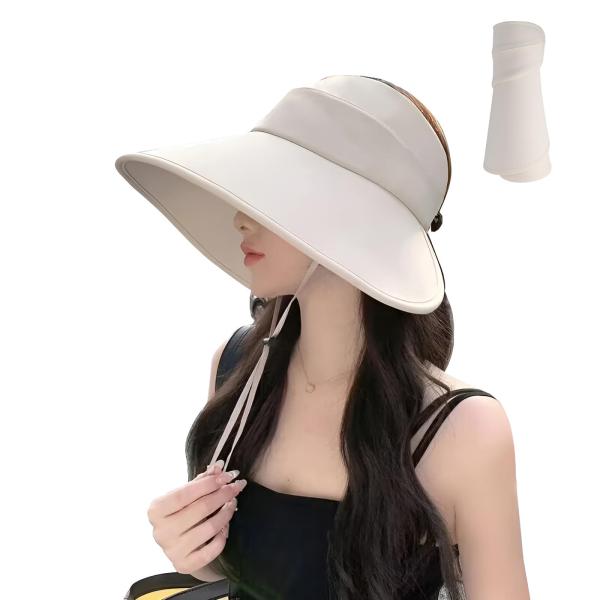 【並行輸入品】NICEYST Women Foldable Sun Visor Hat Wide B...