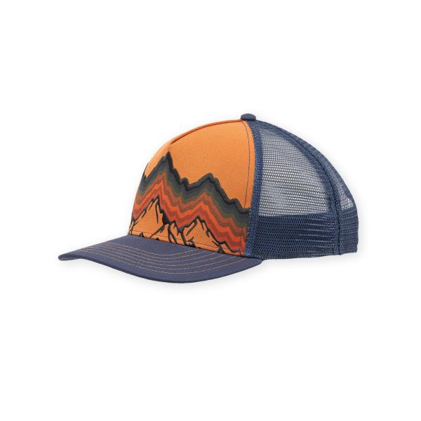 【並行輸入品】Pistil Men's Alpine Trucker Hat, Rust