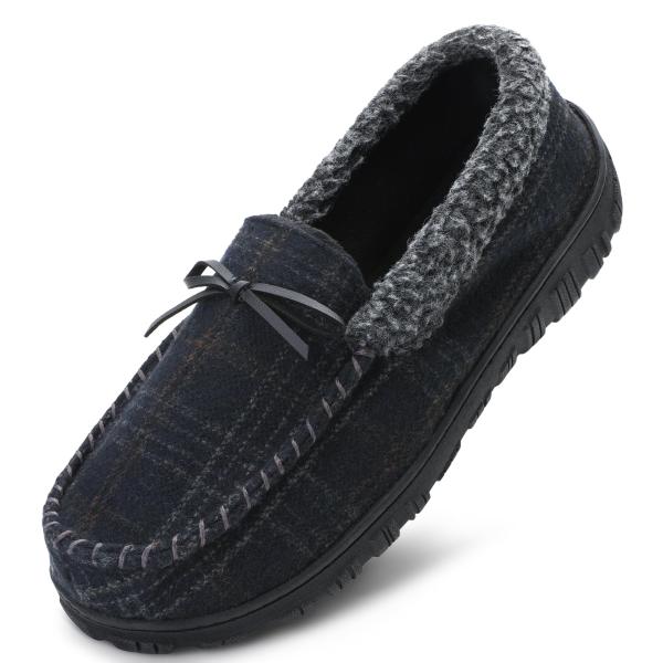 【並行輸入品】SIXXIN Men's Slippers House Shoes with Memo...
