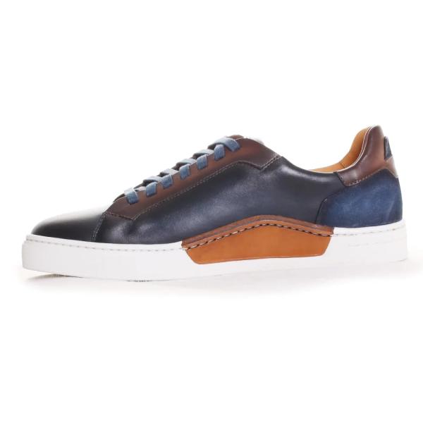 【並行輸入品】Magnanni Amadeo Lux Sneaker Navy/Brown