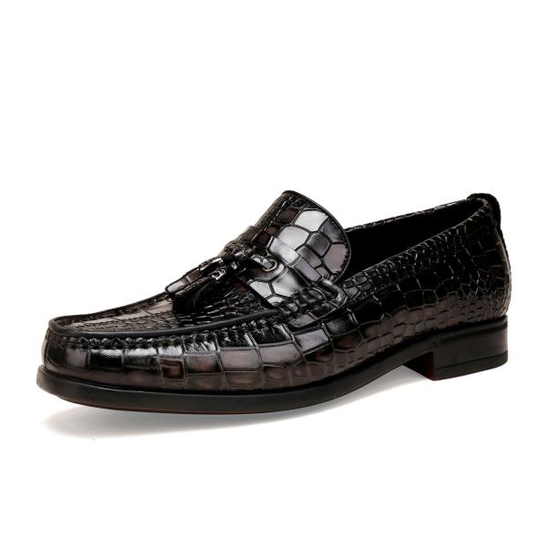 【並行輸入品】Mokilife Men's Casual Dress Shoes,Leather F...