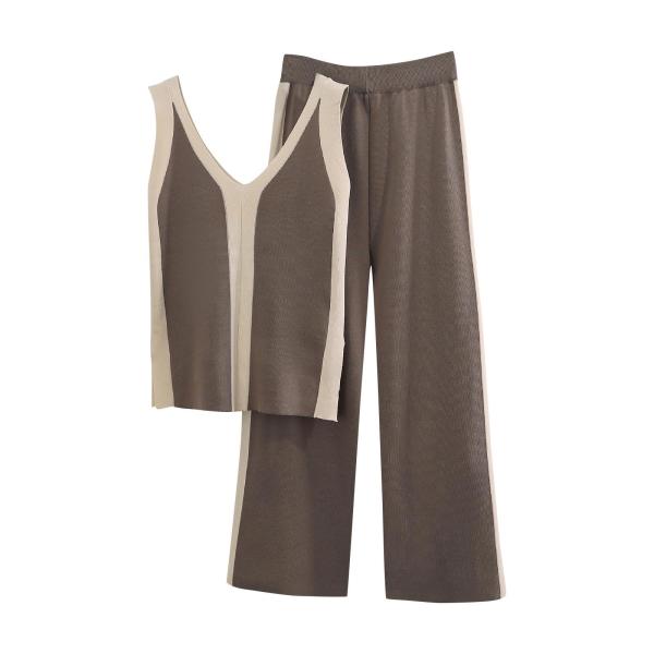 【並行輸入品】HGps8w Women's Two Piece Outfits Knit Loung...