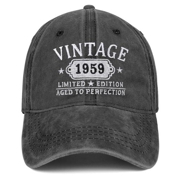 【並行輸入品】65歳の誕生日プレゼント 女性用 男性用 ヴィンテージ 1959 ベースボールキャップ...