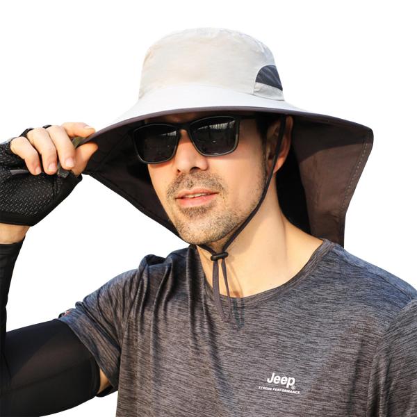 【並行輸入品】Peicees Women Men Wide Brim Sun Hat UPF50+ ...