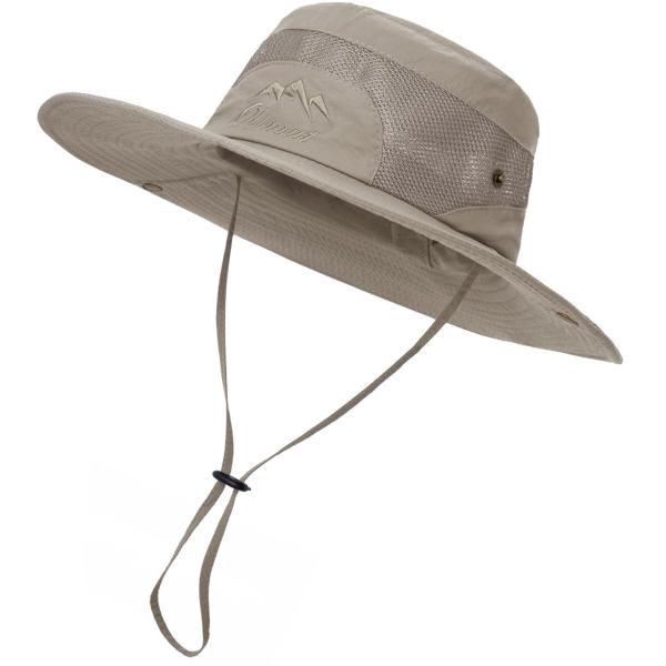 【並行輸入品】Sun Hat for Women Men UPF 50+ Wide Brim Fis...