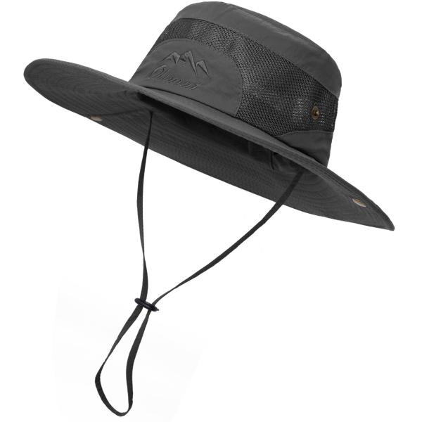 【並行輸入品】Sun Hat for Women Men UPF 50+ Wide Brim Fis...