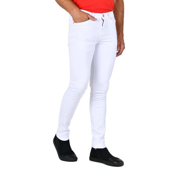 【並行輸入品】Barabas Men's Skinny Snow White Denim Jeans...