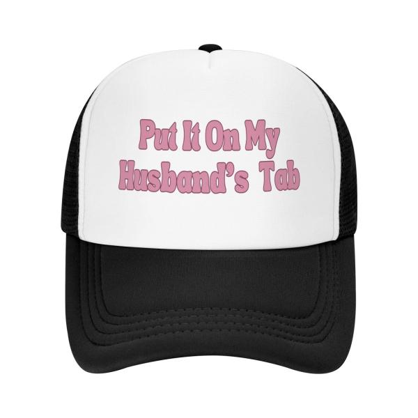 【並行輸入品】Put It On My Husband's Tab Hats Mesh Hat Cu...