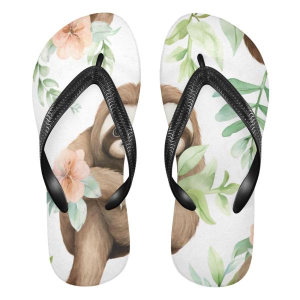 【並行輸入品】Nander Cute Sloth Sandal Flip Flops of Men'...