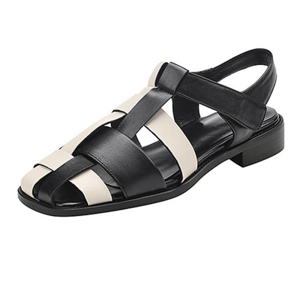 【並行輸入品】BOTRENT Women's Fisherman Woven Gladiator F...