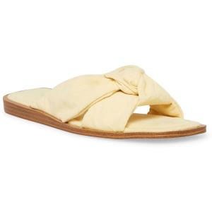 【並行輸入品】Anne Klein レディース Domani ノットフロント オープントゥ スライドサンダル, イエロー, 7 Anne Kle