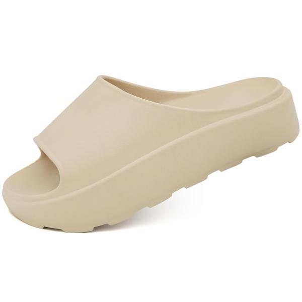 【並行輸入品】Women's Comfort Slides with Arch Support an...