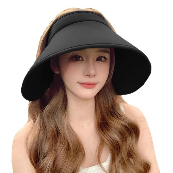 【並行輸入品】Women's Sun Visor Hats UV Protection Wide B...