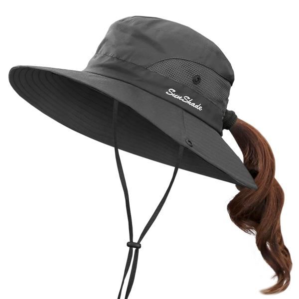 【並行輸入品】ZEXIAN Women's Sun Hat UV Protection Ponyta...