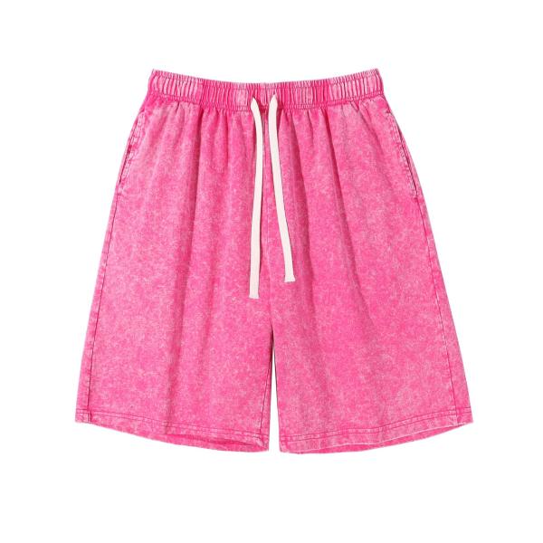 【並行輸入品】Flygo Mens Sweat Shorts Athletic Acid Washe...