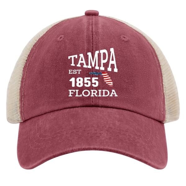 【並行輸入品】ZHZQIHFX Tampa Est.1855 Florida Mens Hat Fu...