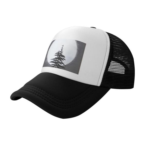 【並行輸入品】JTRKN Trucker Hats Moon Pine Tree Printing ...