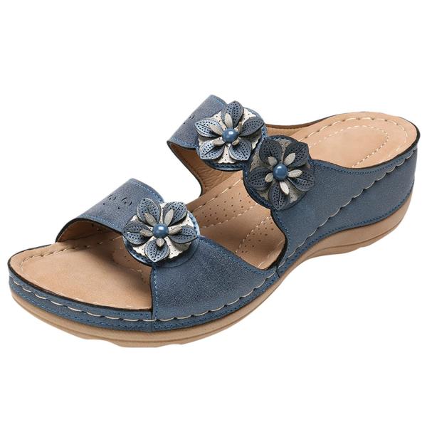 【並行輸入品】Womens Orthopedic Sandals with Toe Loop Fli...