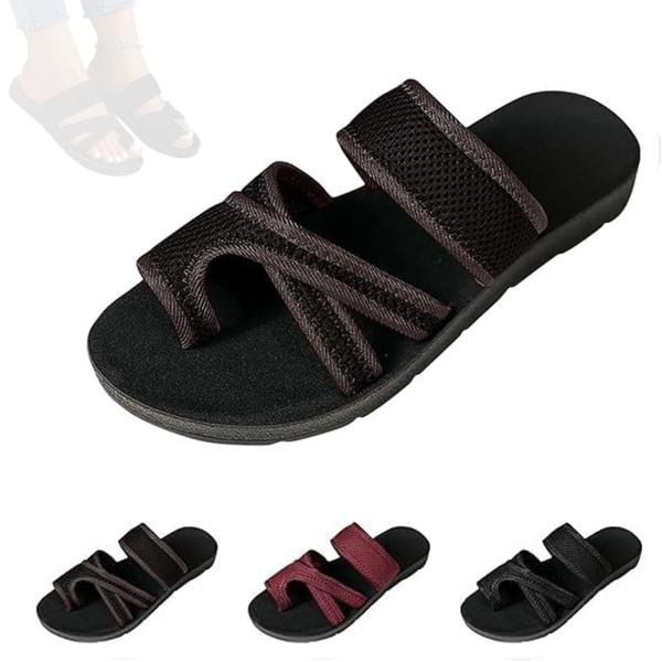 【並行輸入品】2024 Women's Hollow Mesh Slide Sandals, Sum...