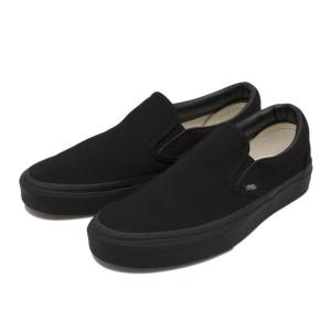 ヴァンズ スニーカー スリッポン VANS CLASSIC SLIP-ON* クラシックスリッポン VN000EYEBKA BLACK/BLACK