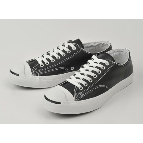 コンバース CONVERSE LEA JACK PURCELL レザー ジャックパーセル BLACK