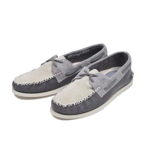 SPERRY TOPSIDER スペリートップサイダー A/O 2-EYE WEDGE SUEDE(W) オーセンティック・オリジナル ウェッジ スウェード STS13163　CHARCOAL/GREY