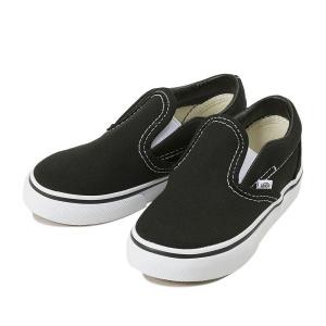 ヴァンズ スリッポン キッズ VANS CLASSIC SLIP-ON クラシックスリッポン VN000EX8BLK　BLACK｜abc-martnet