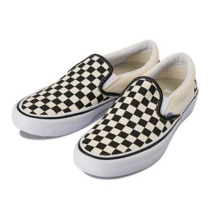 ヴァンズ スニーカー スリッポン VANS SLIP-ON PRO プロ VN0A347VAPK (CHECK)BLK/WHT