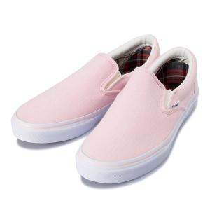 ヴァンズ スニーカー スリッポン VANS SLIP ON V98N.CHAMBRAY PINK