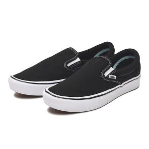 ヴァンズ スニーカー スリッポン VANS COMFYCUSH SLIP-ON コンフィクッシュ VN0A3WMDVNE BLACK/T.WHITE｜abc-martnet