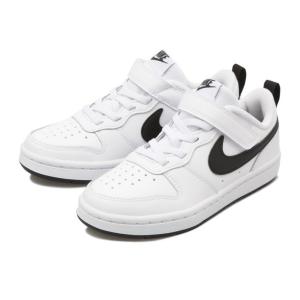 キッズ NIKE ナイキ COURT BOROUGH LOW 2 (PSV) 17-22 コート バーロウ LOW 2 PSV BQ5451-104 ABC-MART限定　*104WHITE/BLACK