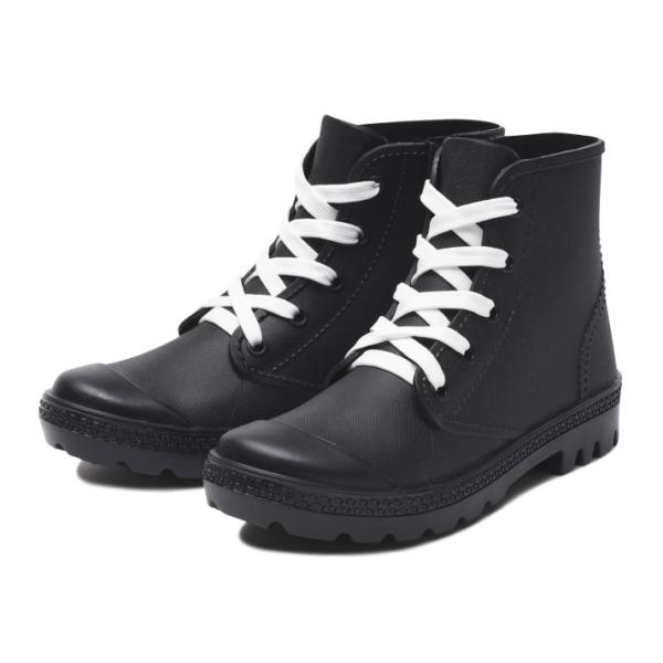 レディース ABC SELECT LACE UP RAIN レースアップレイン W9001　BLAC...