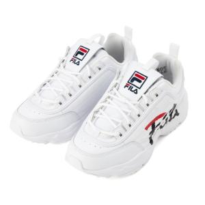 FILA フィラ DISTRACER SCRIPT F05460125　WHT/NVY/RED