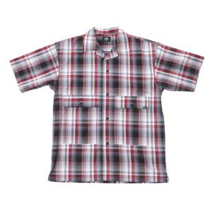 VANS ヴァンズ VANS CARGO PKT S/S shirt ショートスリーブ 120H1060500 RED｜abc-martnet