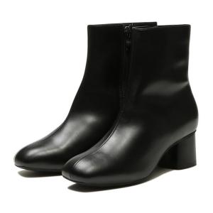 レディース NUOVO ヌオーヴォ SQ ROUND BOOT 5 スクエア ラウンド ブーツ 5 NE80156 BLACK｜abc-martnet