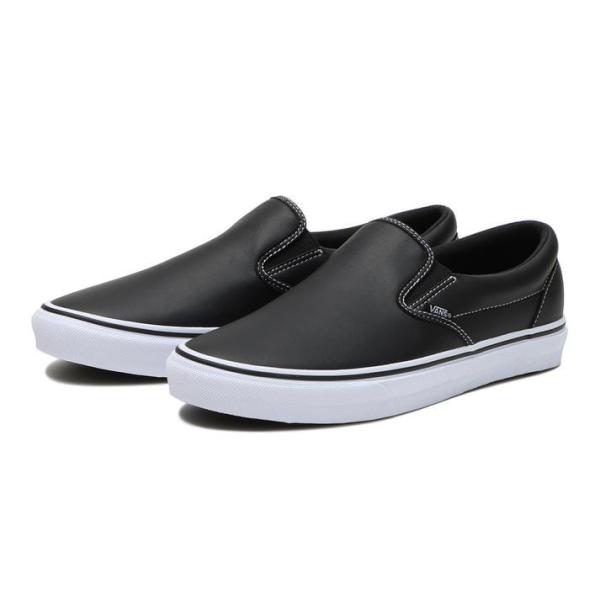 VANS ヴァンズ SLIP ON PU スリッポンPU V98CF WR BLACK/WHITE