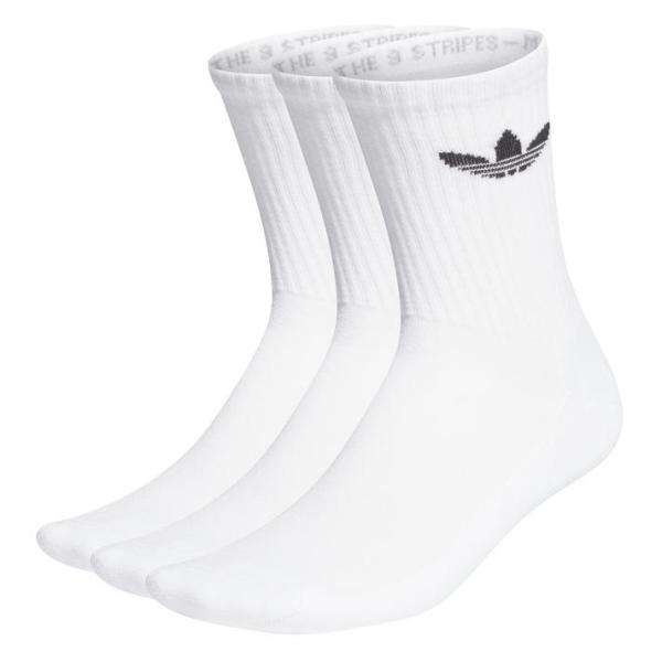 adidas アディダス U CUSTRE CRW SOCKS 3Pソックス HB5881 WHIT...