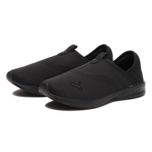 PUMA プーマ NRGY COMET WIDE SLIP ON 2 NRGY コメット ワイド スリッポン 2 377514 ABC-MART限定 *01BLK/BLK