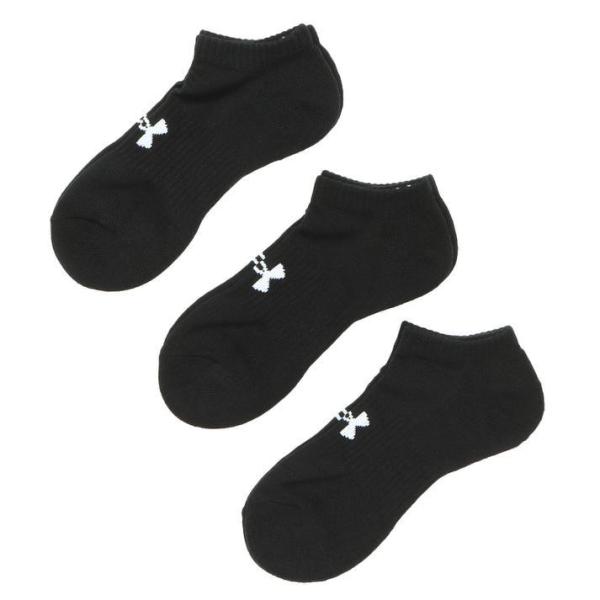 UNDER ARMOUR U COTTON NO SHOW SOCKS (3P) ソックス 1363...