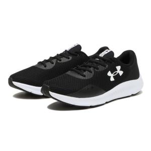 UNDER ARMOUR アンダーアーマー M UA Charged Pursuit 3 EX WIDE UAチャージド パスート3 エクストラ ワイド 3025801 ABC-MART限定 001BLK/BLK/WHT