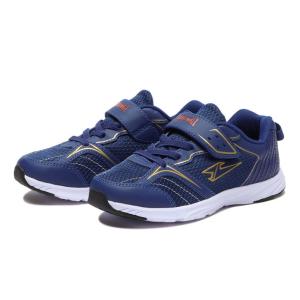 キッズ HAWKINS ホーキンス MACH.GT2022(16-22) キッズ ランニングシューズ HK86003M NAVY/GLD｜abc-martnet