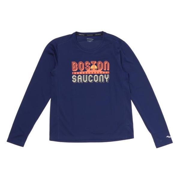 レディース Saucony サッカニー W STOPWATCH GRAPHIC L/S ロングスリー...