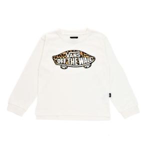 キッズ VANS ヴァンズ K Pattern Logo L TEE ロングスリーブ 122K5020200 WHITE｜abc-martnet