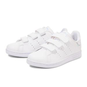 キッズ ADIDAS アディダス 17-21STAN SMITH CF キッズ スタンスミス CF GY4241 FWHT/FWHT/CBLK｜abc-martnet