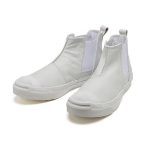 CONVERSE コンバース JP LEATHER SIDEGORE RH ジャックパーセル レザー サイドゴア RH 33300900 WHITE｜abc-martnet