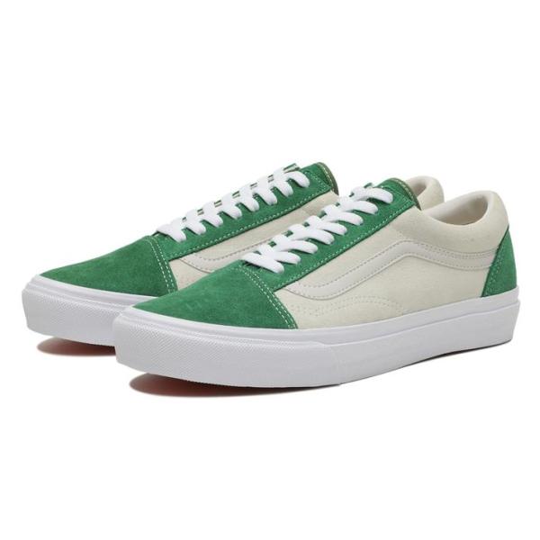 VANS ヴァンズ OLD SKOOL オールドスクール V36CF MN GREEN/WHITE