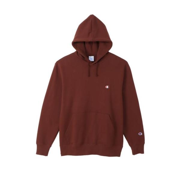 CHAMPION チャンピオン M BASIC CロゴHOODED スウェット C3-W101 BR...