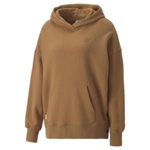 レディース PUMA プーマ W INFUSE OVERSIZED HOODIE スウェットプルオーバー 535643 74DESERT TAN｜abc-martnet