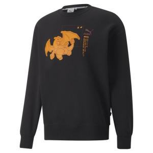 PUMA プーマ M POKEMON RELAXED CREW FL スウェットクルー 536548 01BLK｜abc-martnet